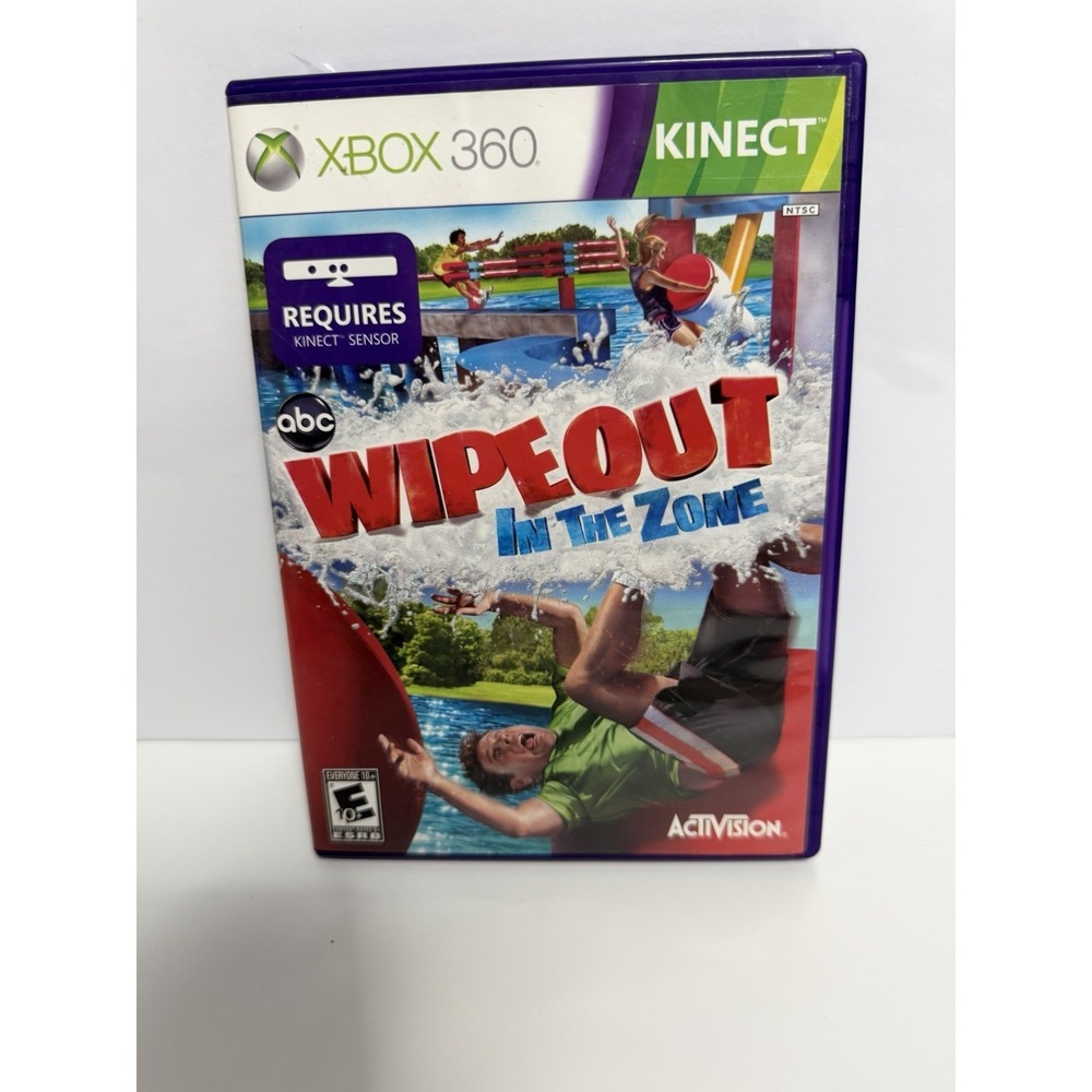 Wipeout: In The Zone For X-Box 360 Kinect, CIB, Rated E10+
